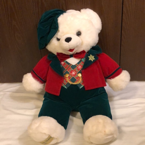 VINTAGE COLLECTIBLE SNOWFLAKE TEDDY 1997 HOLIDAY SEASONAL CHRISTMAS - #OS002 - Picture 2 of 9